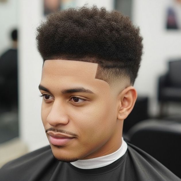 Afro Low Taper Fade