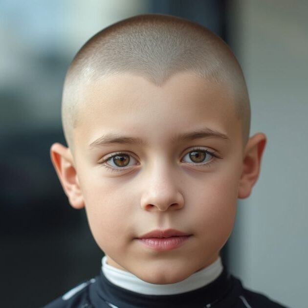 Bald Fade Haircut For Kids