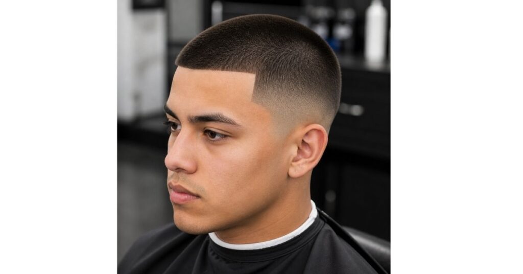 Buzz Cut with Line Up