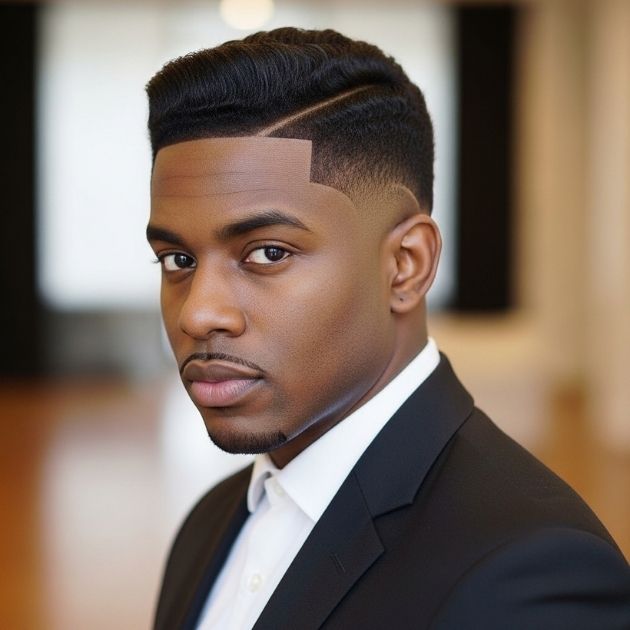 Comb Over Taper Fade