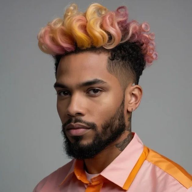 Curly Ice Cream Haircut
