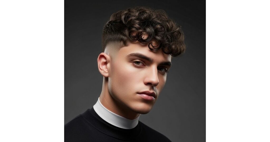 Curly Taper Fade
