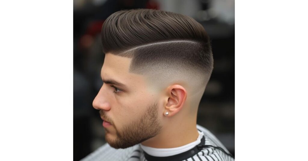 High Burst Fade Haircut