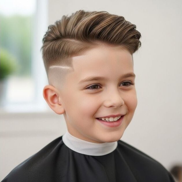 High Fade Haircut For Kids 