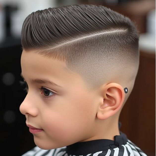 High Fade Haircut For Kids
