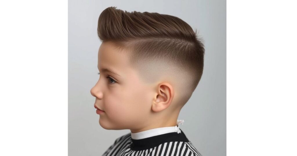 Kids Burst Fade Haircut