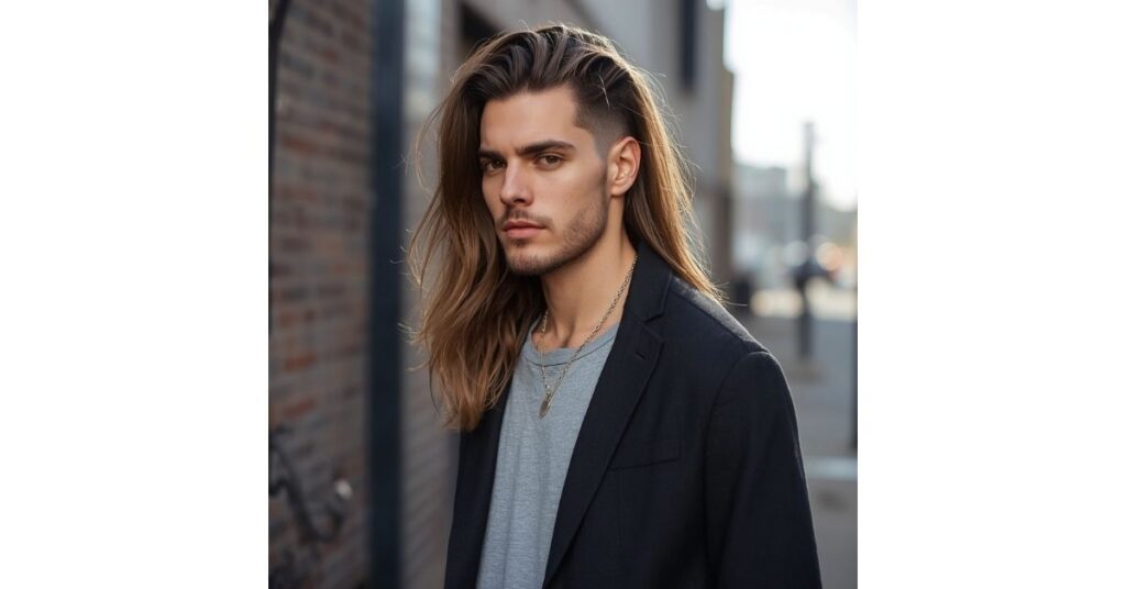 Long Hair with Undercut