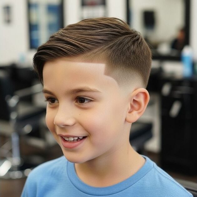 Low Fade Haircut For Kids