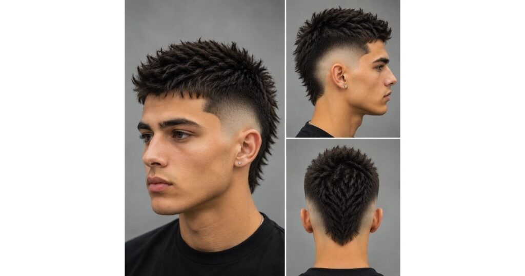 Modern Mohawk with Burst Fade