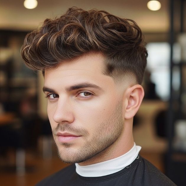 Quiff for Curly Hair