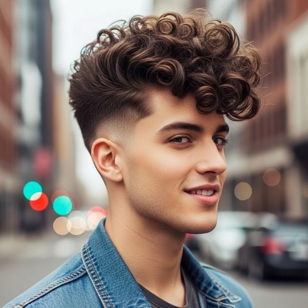 Quiff for Wavy Hair