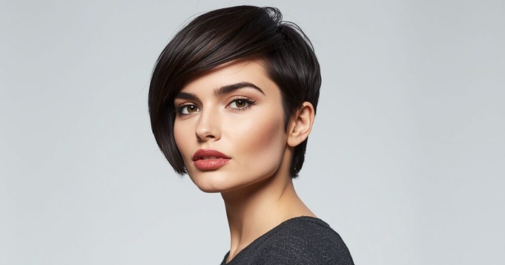 Short Mod Cut Hairstyle