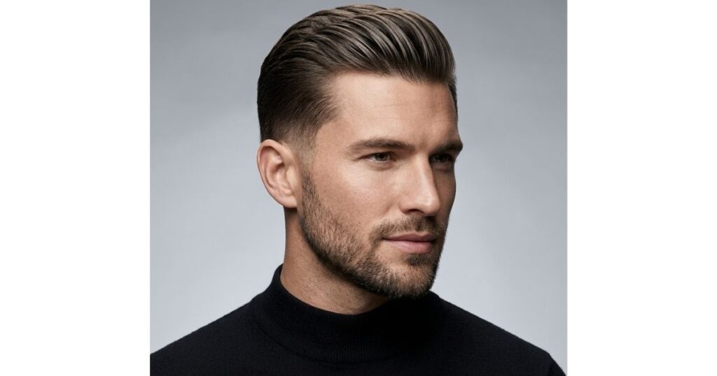Slick Back with Tapered Sides