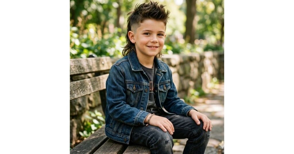 Stylish Mullet Haircut Kids