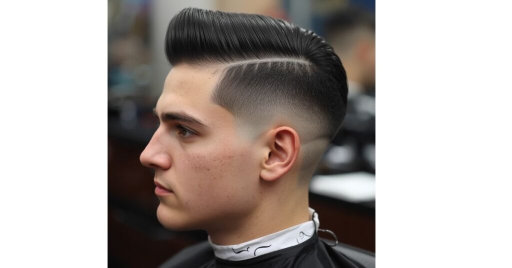 Undercut with Comb Over