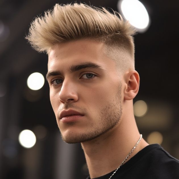 Burst Fade Mullet
