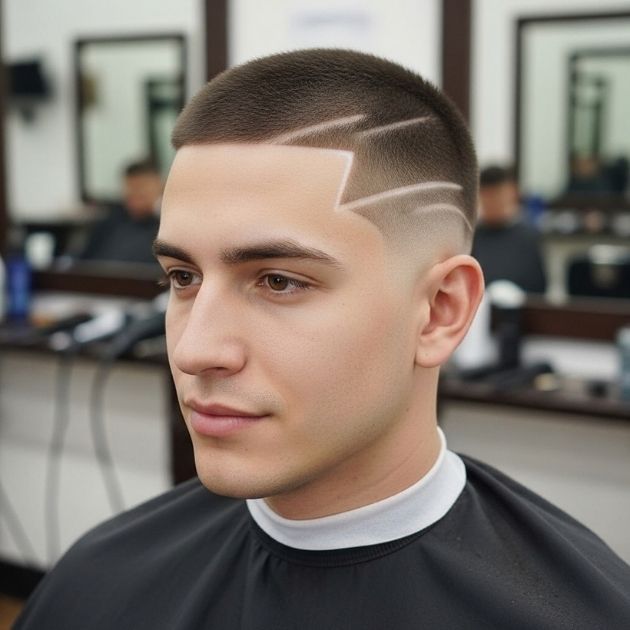 Buzz Cut with Line-Up