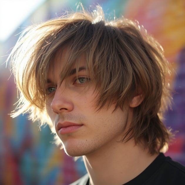 Classic Shaggy Mullet