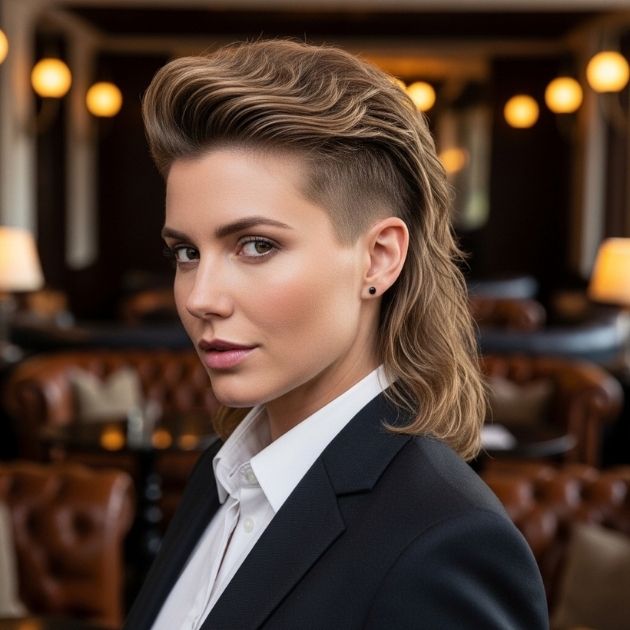 Classy Mullet Hair Cut