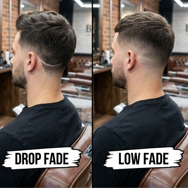 Drop Fade vs Low Fade