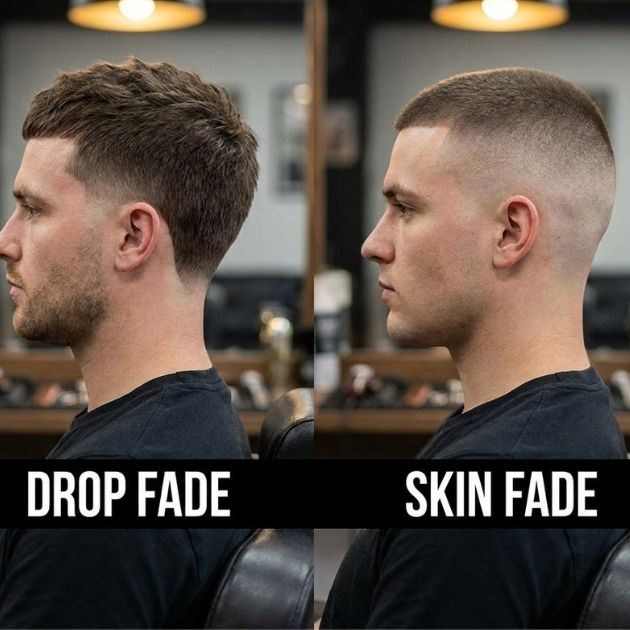 Drop Fade vs Skin Fade