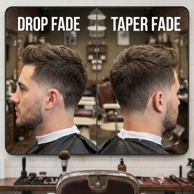 Drop Fade vs Taper Fade