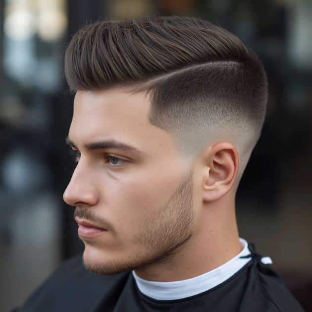 Drop Fade with Textured Crop