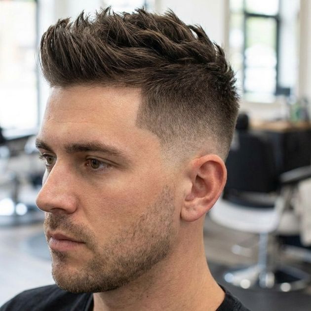 Faux Hawk Drop Fade