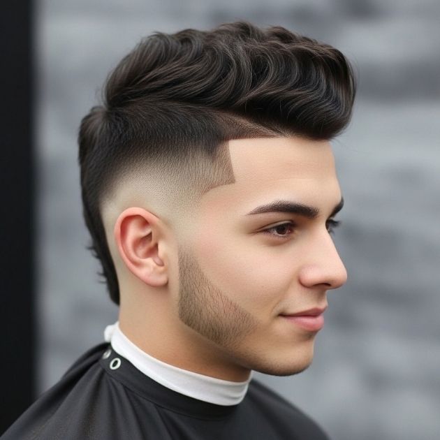 Faux Hawk with Low Fade
