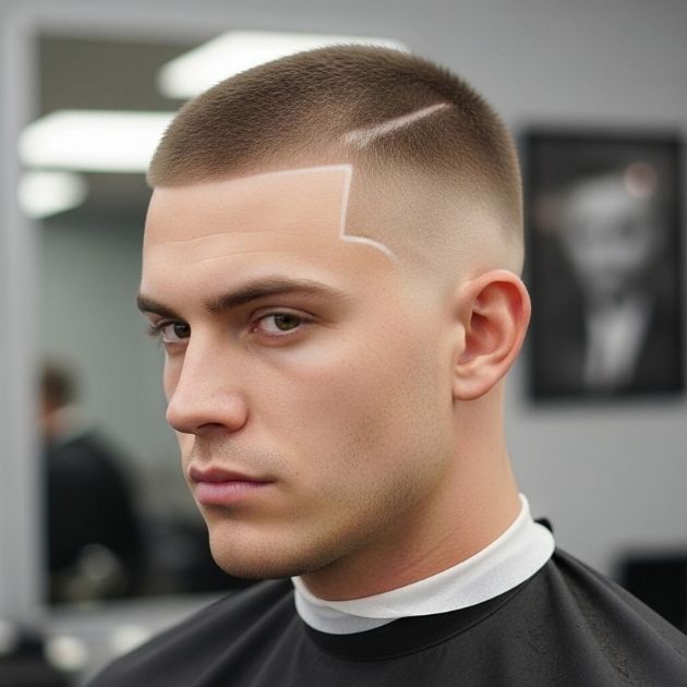 High Taper Fade Buzz Cut