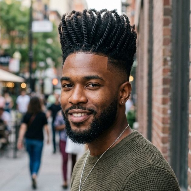High Top Two Strand Twists
