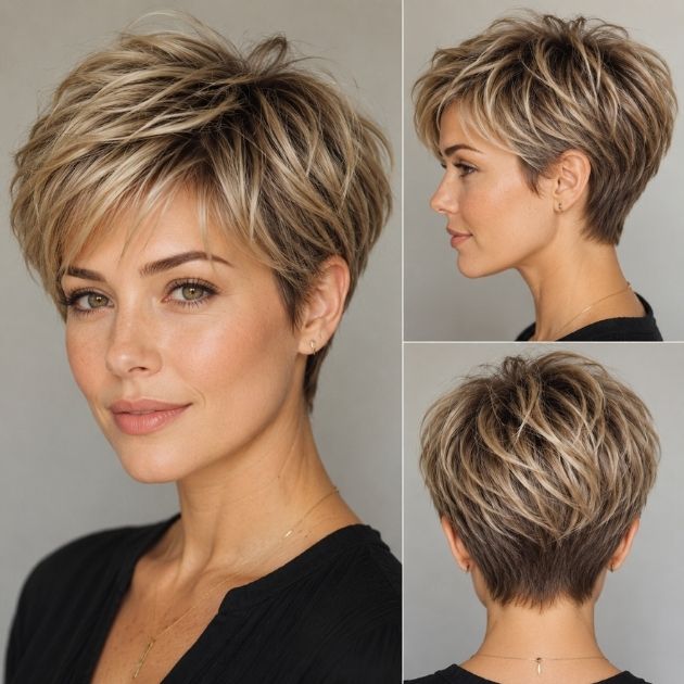 Layered Pixie Cut