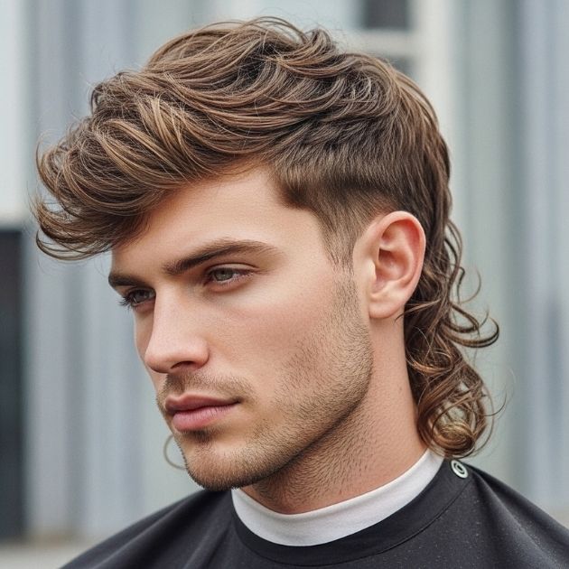 Layered Wavy Mullet