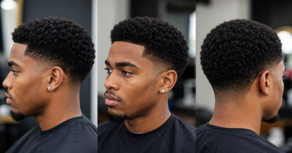 Low Taper Fade Afro