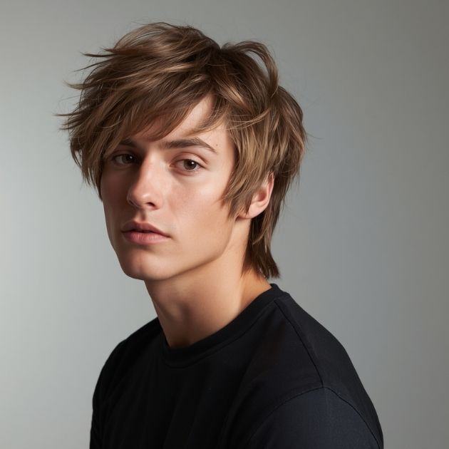 Medium-Length Shaggy Mullet