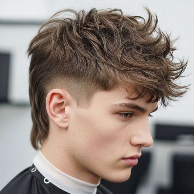 Messy Mullet with Texture