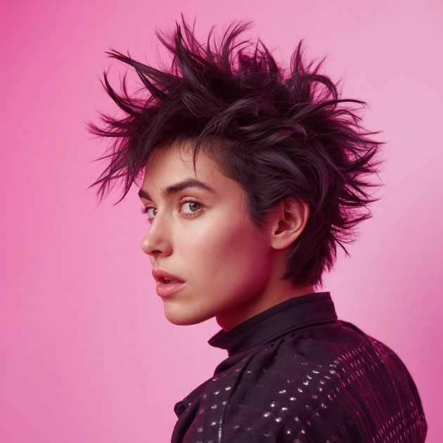 Messy Spiky Hair Cut