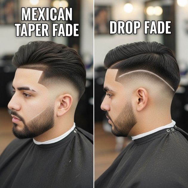 Mexican Taper Fade vs. Drop Fade