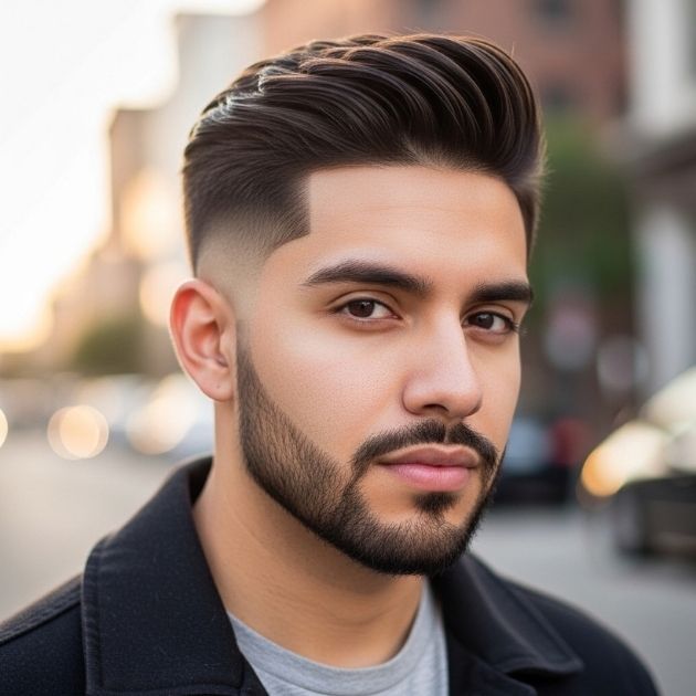 Mexican Taper Fade with Textured Top Style