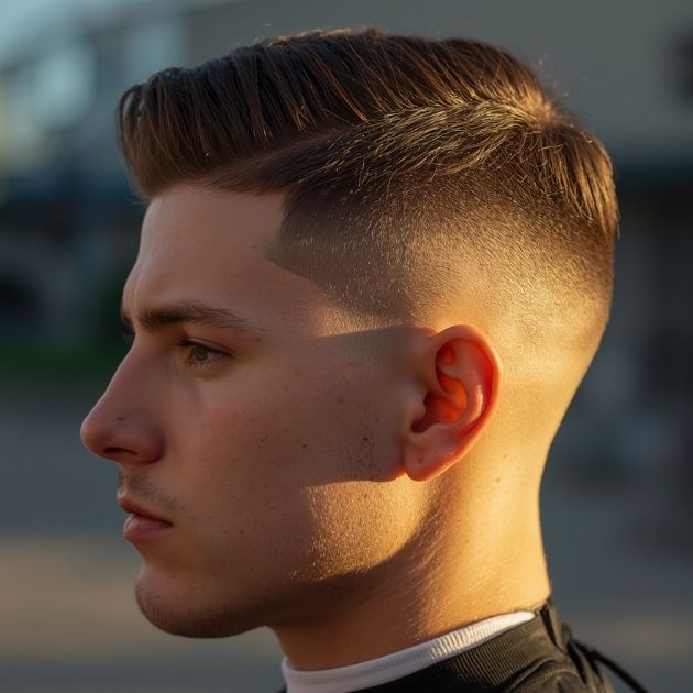 Mid Drop Fade