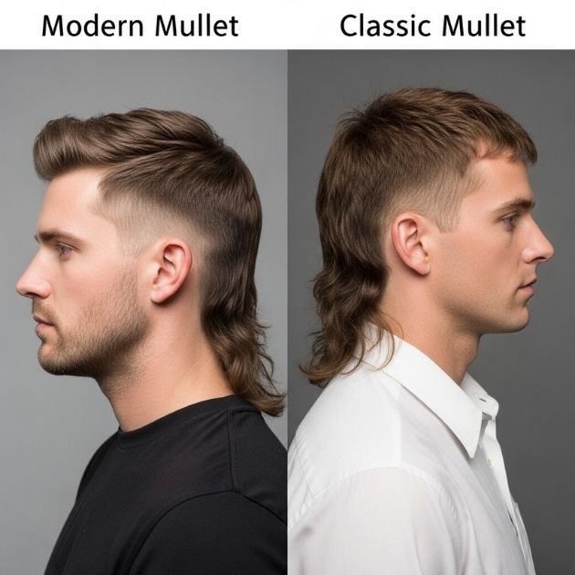 Modern Mullet vs Classic Mullet