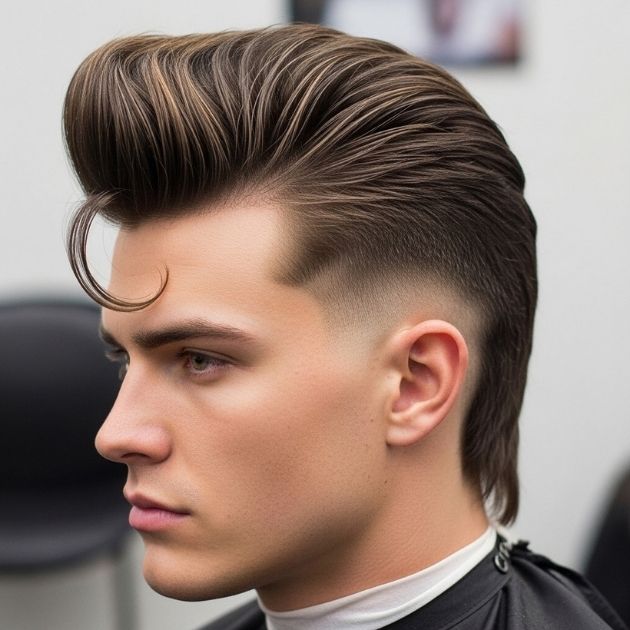 Mullet Pompadour