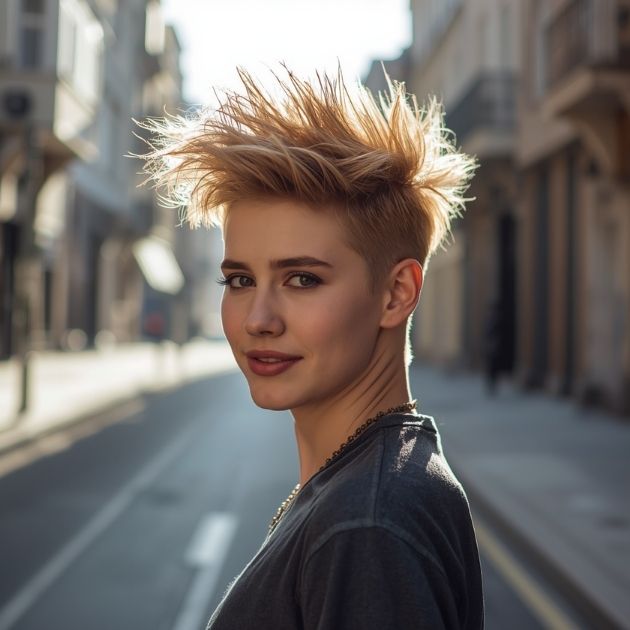 Natural Spiky Hair