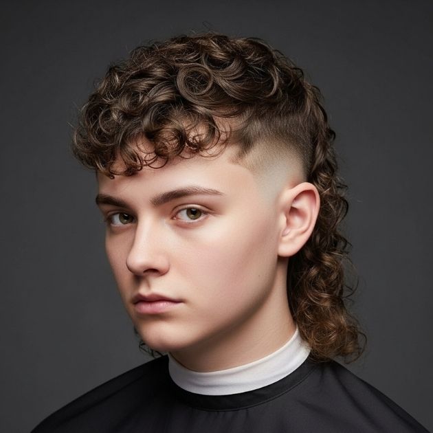 Permed Mullet Taper