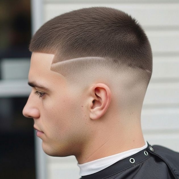 Shadow Taper Fade Buzz Cut