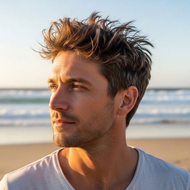 Short Beachy / Tousled Hair