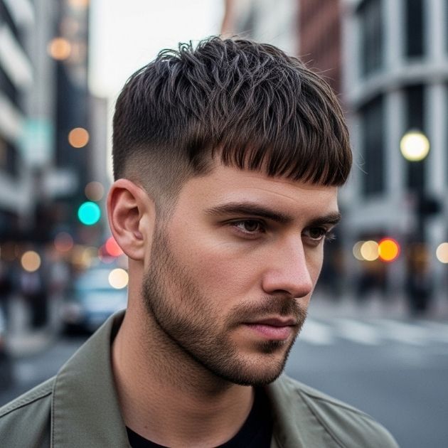Short Textured Fringe