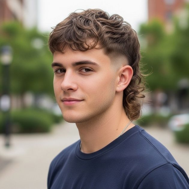 Short Wavy Mullet