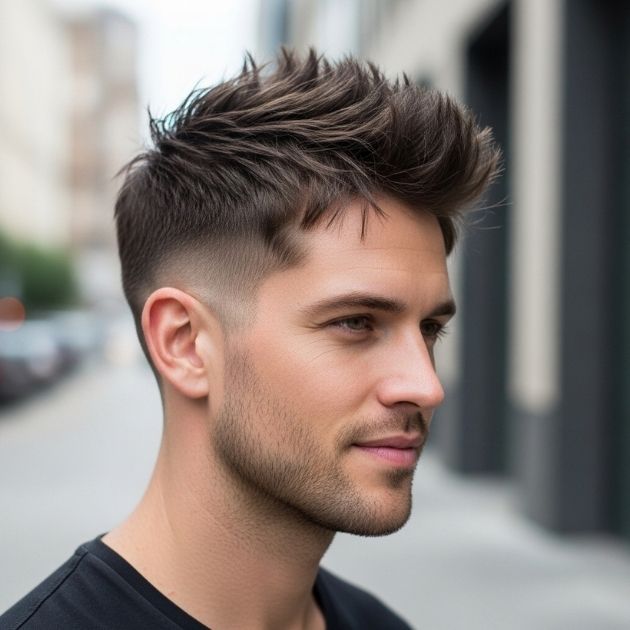 Spiky Textured Fringe