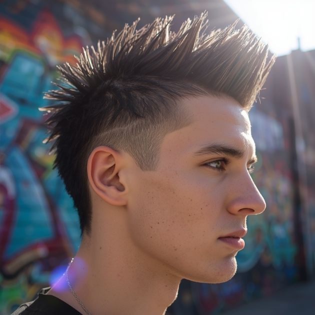 Spiky Undercut